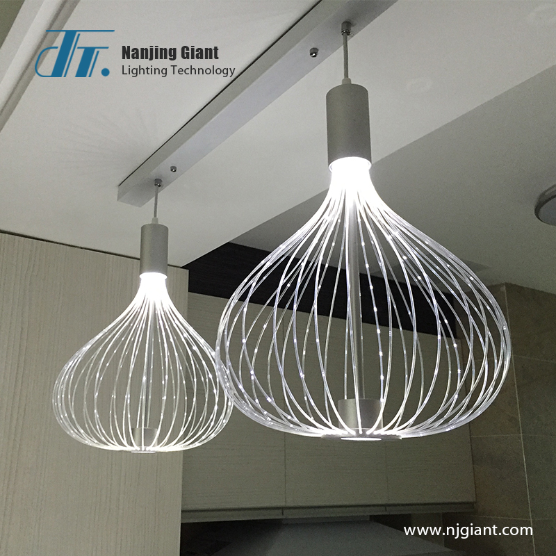 Fiber optic restaurant lamp fiber optic indoor lighting